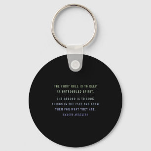 Quote By Marcus Aurelius Stoic, Mindset Motivation Key Ring