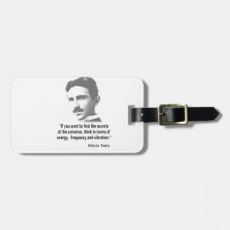 Quote By Nikola Tesla Luggage Tag