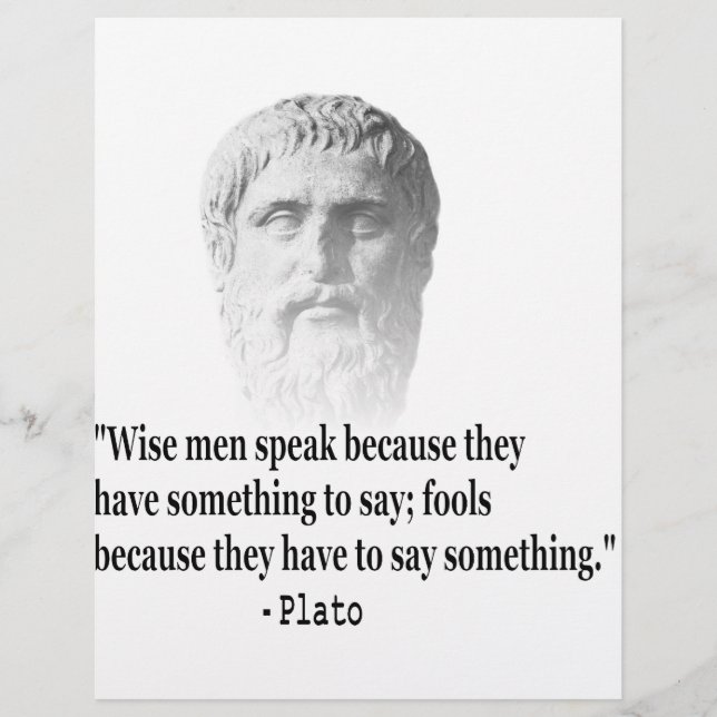 Quote By Plato (Front)