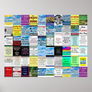 Quote Collage Poster