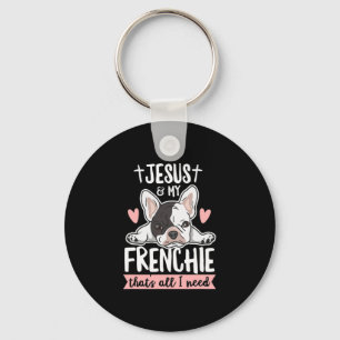 Quote For A Frenchie Owner  Key Ring