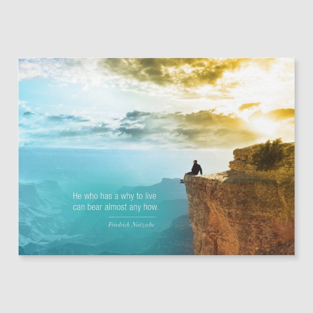 Quote Friedrich Nietzsche Nature Adventure Nature (Front)