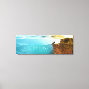 Quote Friedrich Nietzsche Nature Adventure Nature Canvas Print