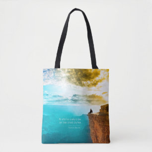 Quote Friedrich Nietzsche Nature Adventure Nature Tote Bag