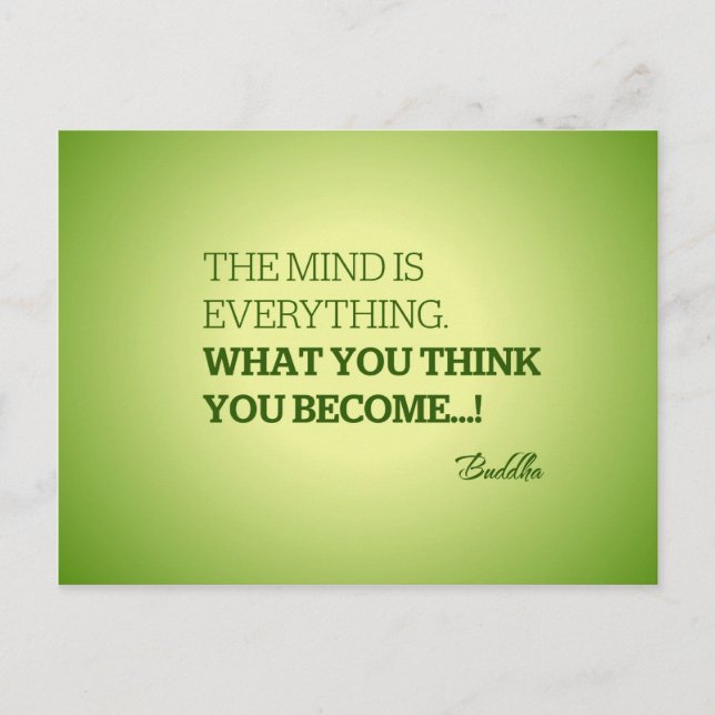 Quote from Buddha Postcard (Front)