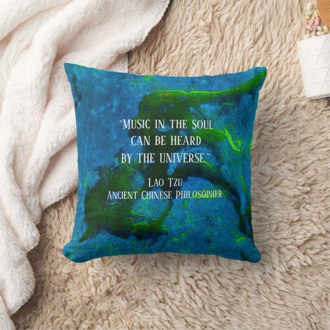 Quote from Lao Tzu Cushion (Blanket)