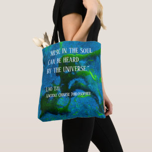 Quote from Lao Tzu Tote Bag