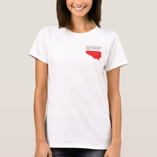 Quote From Pope John Paul II T-Shirt (Front)