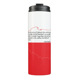 Quote From Pope John Paul II Thermal Tumbler