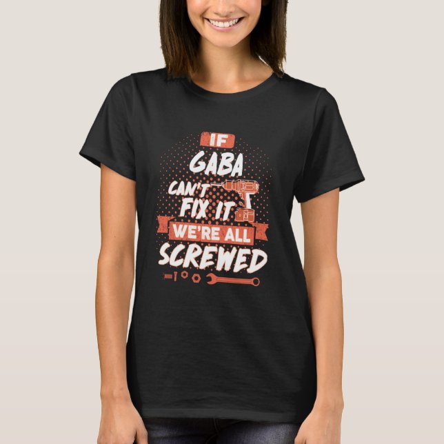 Quote GABA  shirt, GABA t shirt (Front)