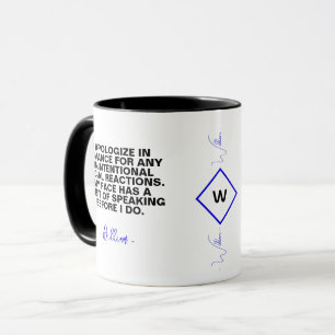 Quote Gift for Coffee Lovers Funny Sarcastic Mug