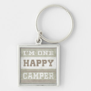 Quote   I'm One Happy Camper Key Ring