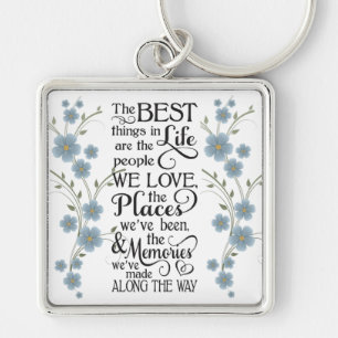 Quote Key Ring