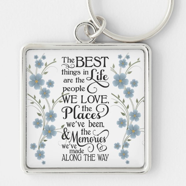 Quote Key Ring (Front)