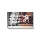 Quote: Life is like a Camera