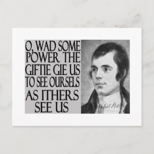 Quote Louse Postcard