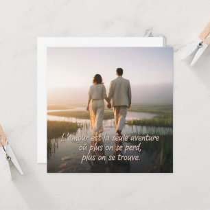 Quote - Love and Adventure Card