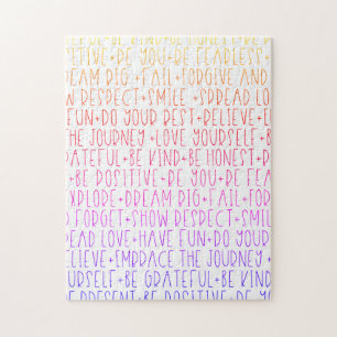 Quote Love Family Fun Jigsaw Puzzle