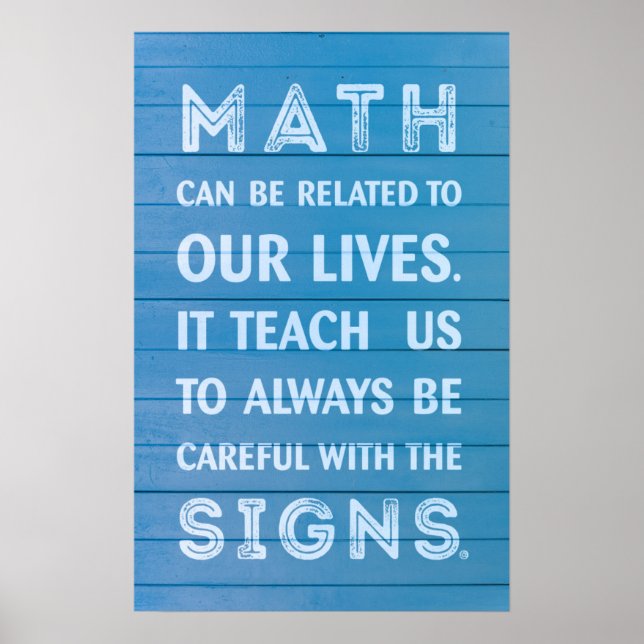 Quote - Math Posters (Front)
