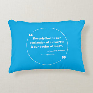 Quote of Courage Accent Pillow