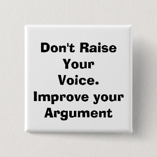 quote, parenting 15 cm square badge