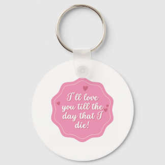 Quote | Pink | Pastel Key Ring