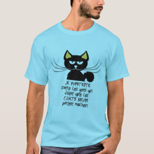quote_protest_cat_bear_misfortune_against T-Shirt