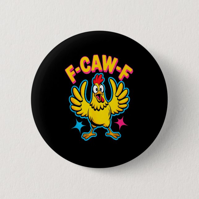 Quote Rooster Meme  6 Cm Round Badge (Front)