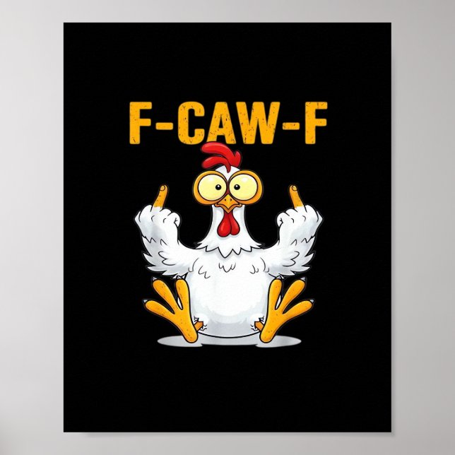 Quote Rooster Meme Classic Poster (Front)