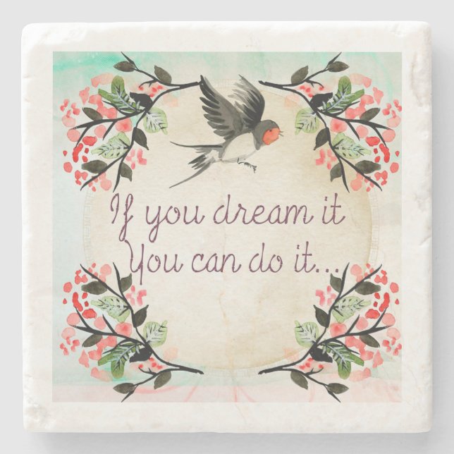 Quote Stone Coaster (Front)