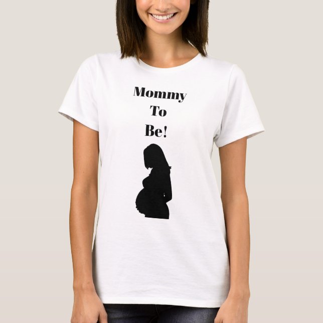 Quote t shirt mummy to be (Front)