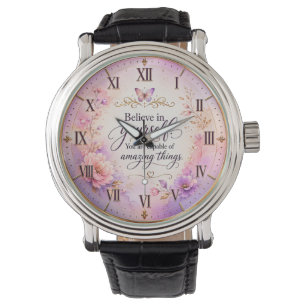 Quote Watch Design   Feminine Custom Timepiece Gif