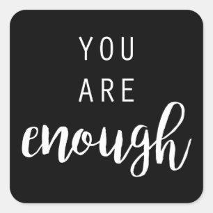 Quoteable III Square Sticker