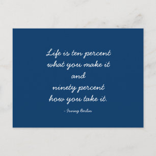 Quoteable Quotes - Advice and Observations - Life Postcard