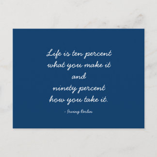 Quoteable Quotes - Advice and Observations - Life Postcard