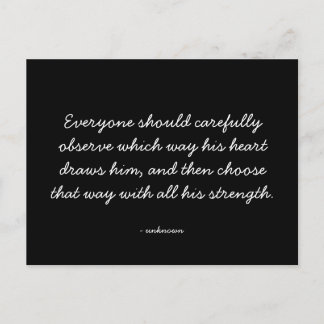 Quoteable Quotes - working and career Postcard