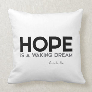 QUOTES: Aristotle: Hope Cushion