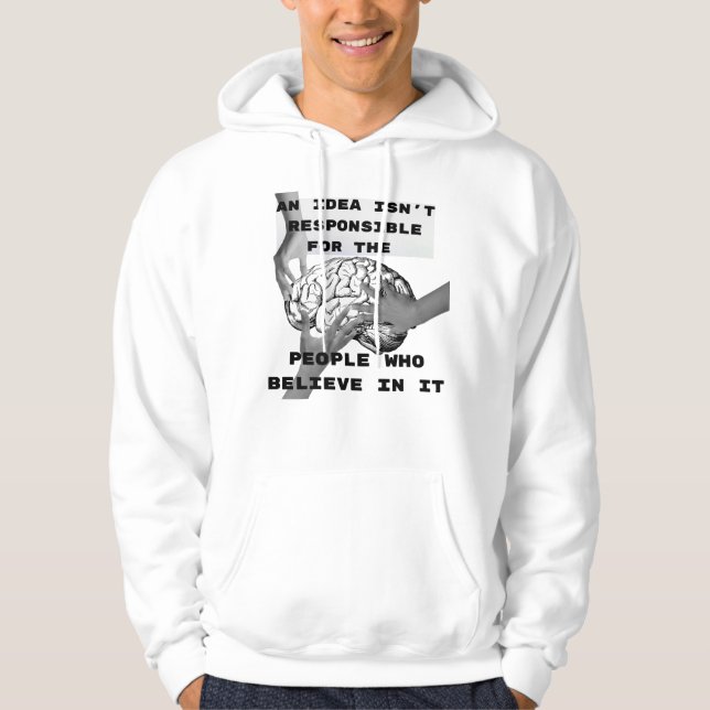 quotes art ideas  mind  people  philosophy hoodie (Front)