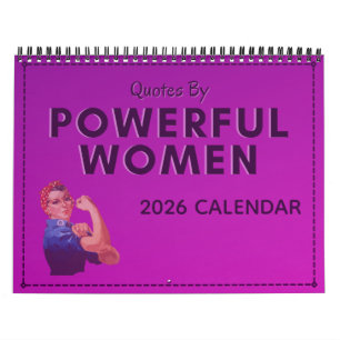 Quotes By Powerful Women 2026 Calendar