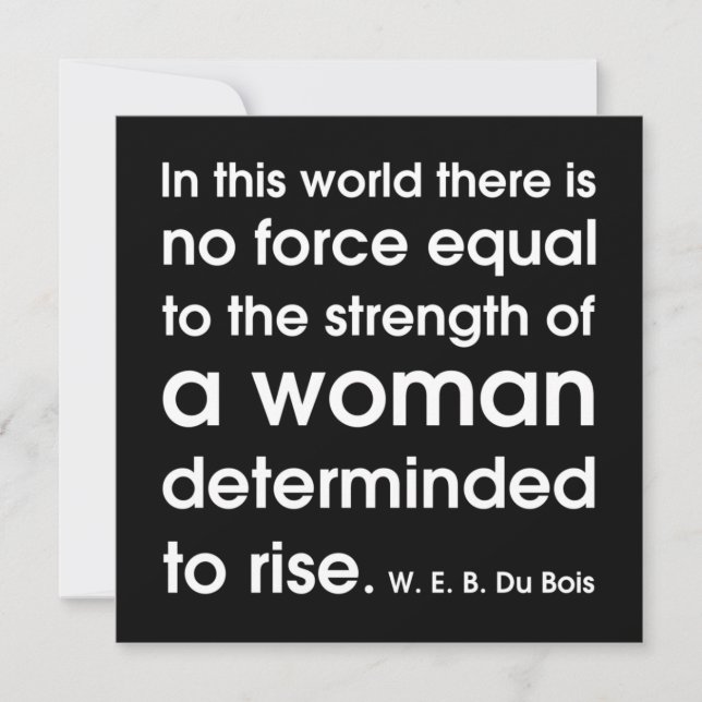 Quotes For Women ~ Motivational Invitation (Front)