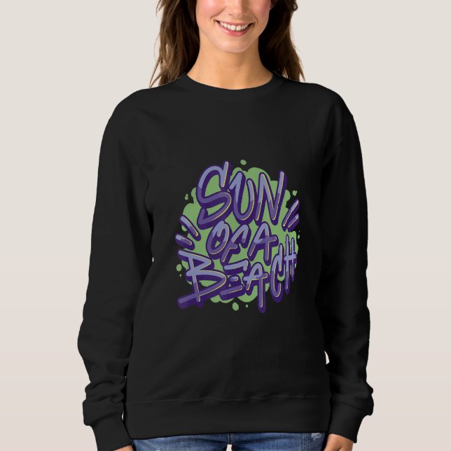 quotes graffiti sweatshirt (Front)