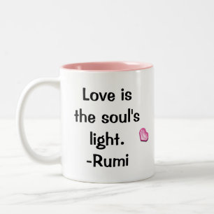 Quotes: Love Is-Rumi Mug