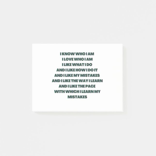 Quotes Post-it Notes (Front)