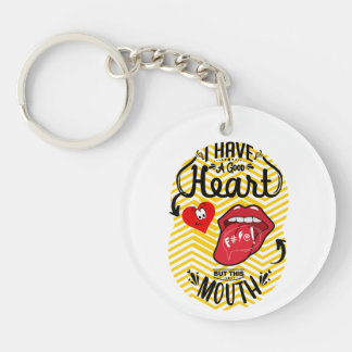 QUOTES SARCASM KEY RING