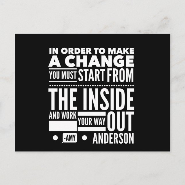 Quotes With Meaning postcard (Front)