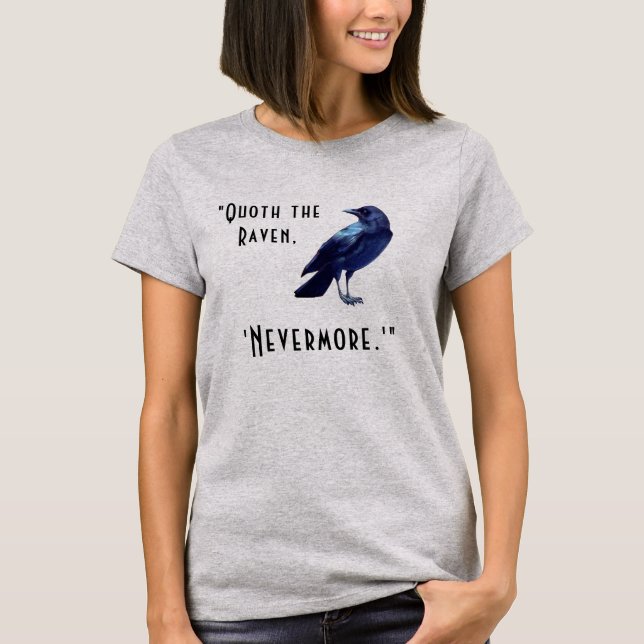 "Quoth the Raven ..." Personalised T-Shirt (Front)