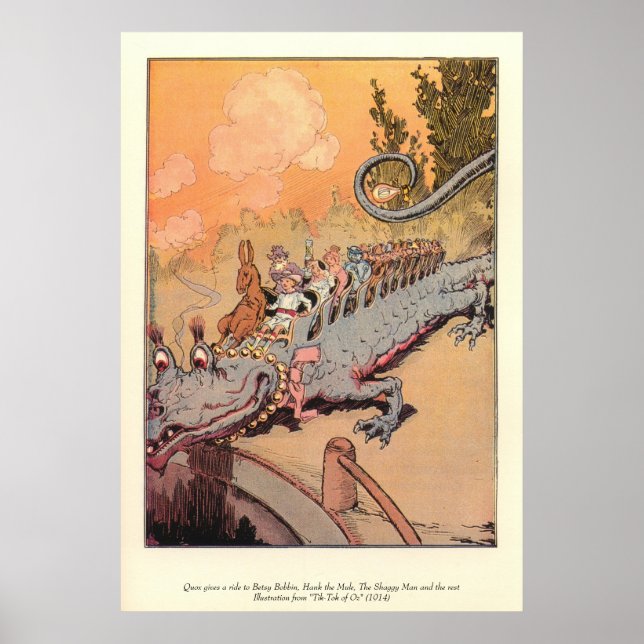 Quox gives a ride to Betsy, Hank, Shaggy & others Poster (Front)