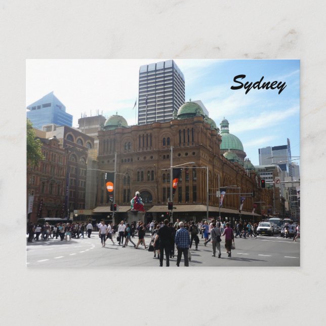 qvb sydney postcard (Front)