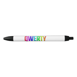 QWERTY BLACK INK PEN