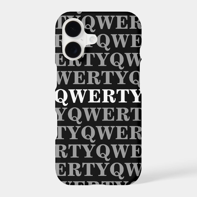 QWERTY iPhone 11 case (Back)
